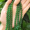 1 Strand Natural Green Jade Gemstone Loose Round Beads 6mm
