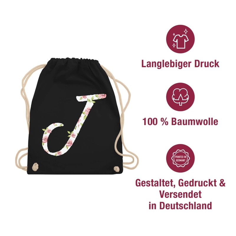 Shirtracer - Gym Bag Backpack - Gift with Initials -