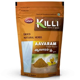 KILLI KILLI Avarampoo | Tarwar | Aavaram | Senna auriculata | Tangedu Flower Powder, 100g (Pack of 2)