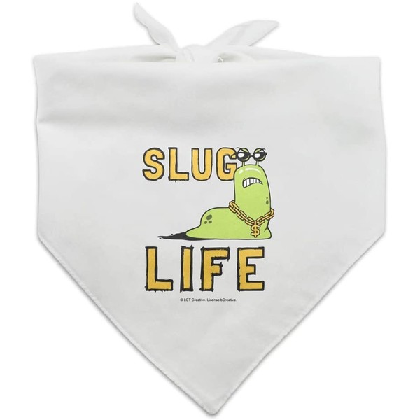 GRAPHICS & MORE Slug Life Funny Humor Dog Pet Bandana