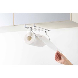 Yoshikawa 1306187 Kitchen Paper Holder, Can Be Cut with One Hand, Just Insert Into Your Cabinet, Made in Japan, Width 4.7 x Depth 10.8 x Height 5.7 inches (12 x 27.5 x 14.5 cm), Easy to Cut, Hi! Series