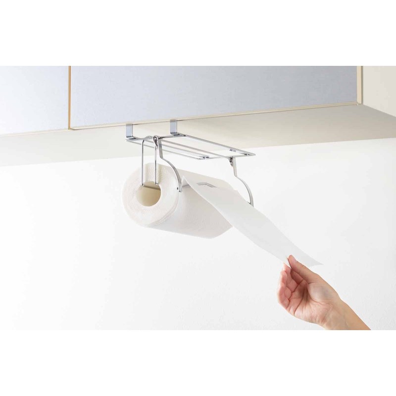 Yoshikawa 1306187 Kitchen Paper Holder, Can Be Cut with One