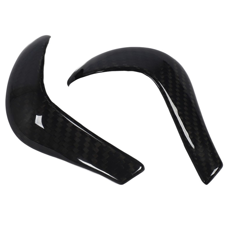 Gear Shift Knob Cover Carbon Fiber Console Shifter Head Trim