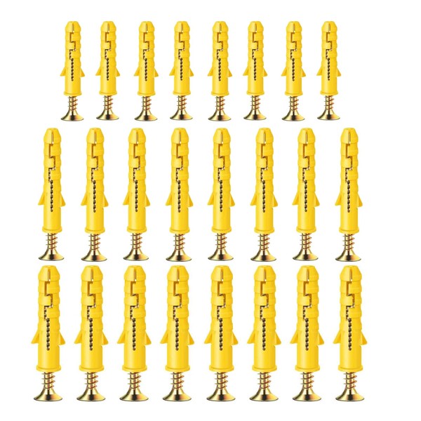 200 Stück Schrauben und Dübel-Set, M6/M8, selbstschneidende Schrauben, Dübel für