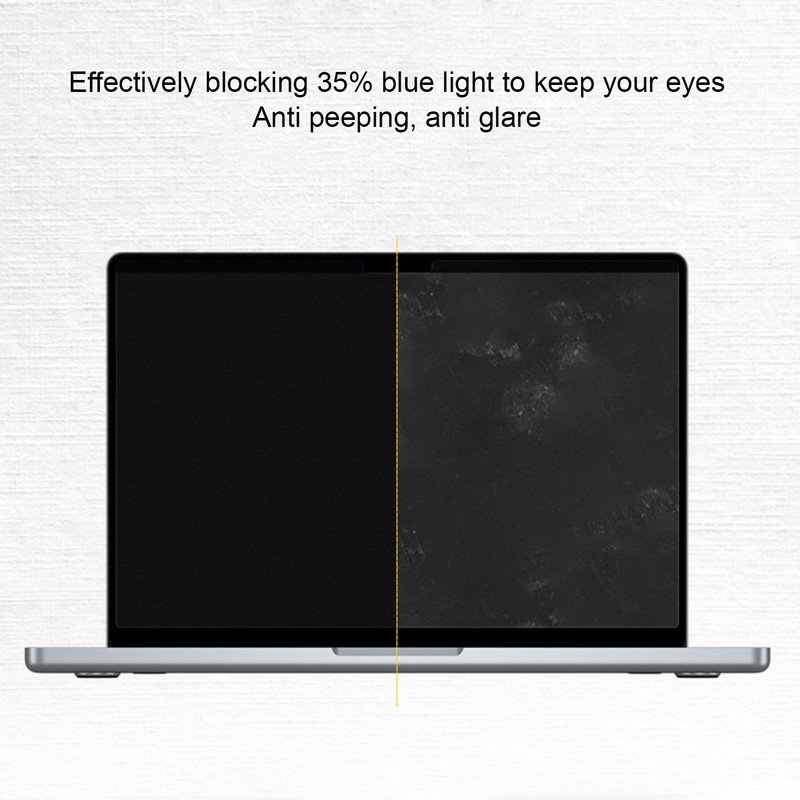 Laptop Screen Protector 14.2 Inch Prevent Peeping Blue Light Blocking