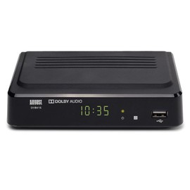 Freeview Set Top Box Recorder - August DVB415 - 1080P Freeview HD Recorder HDMI and Scart Set-Top Box Receiver Digital TV Receiver with Multimedia Player PVR for Recording