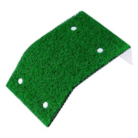 Lotsdonxia Turtle Basking Platform with Suction Cups – Floating Plastic Terrace with Climbing Ramp and Grass Turf Resting Dock for Aquatic Pets in Aquariums