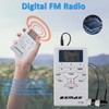 EXMAX E108 Wireless FM Radio Receiver Portable DSP Stereo Pocket