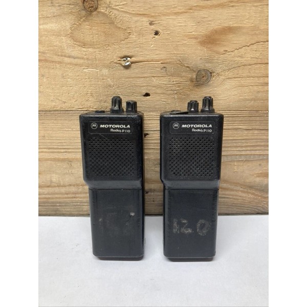 Motorola Radius P110 Two-Way Portable Radio Lot of 2