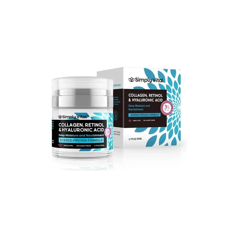 Crema Retinol Colágeno A Hialurónico Antiarrugas Hidratante Todo Tipo De