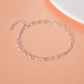 SILBERTALE Women's Bracelet 925 Sterling Silver Adjustable Bracelet 17 + 3 cm, Sterling Silver