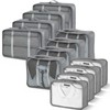 12 Pcs Packing Cubes for Suitcase, 3-Sizes Luggage Packing Organizers