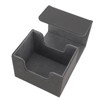 Card Deck Box Magnetic Flap Lid Large Capacity PU Leather