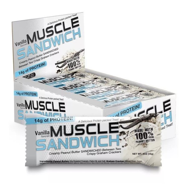 Muscle Foods Barras Muscle Sandwich 12 Barras Muscle Foods Barra Completa