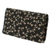 Indenya 2501-11-008 Business Card Holder, Large Capacity, Deer Leather, Black