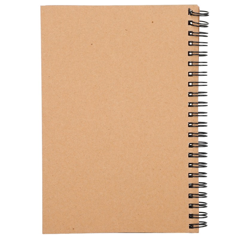 4Pcs Kraft Paper Sketchbook Retro Sketch Pad HandPainted Thick Art