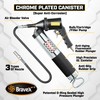 Bravex Professional Pneumatic Automatic Grease Gun, Continuous Cycle Heavy Duty