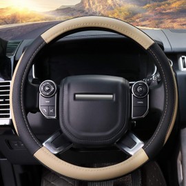 Cofit Steering Wheel Cover, Microfibre Leather, S/M/L