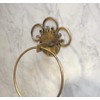 Mass Trading Towel Hanger Towel Bar Ring Iron Antique Gold