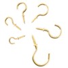 120Pcs 6 Sizes Metal Screw-in Ceiling Hooks Cup Hooks Kit,