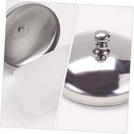 HONMEET Glass Nail Art Bowl with Lid Frosted Nail Care Dish for Manicure Tools Nail Soaking Cup Multi Functional Nail Liquid Holder for Dappen and Mixing