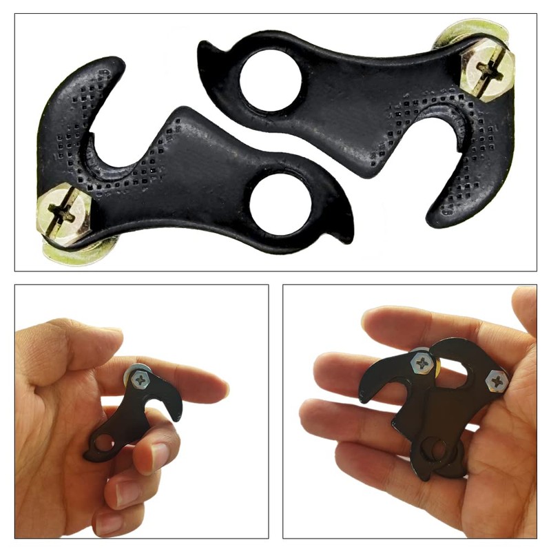 2 Pcs Bicycle Rear Mech Derailleur Hangers Transmission Tail Hooks