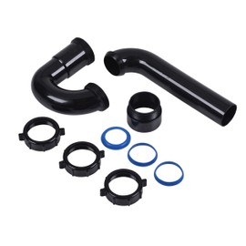 Dearborn Brass A9704 1-1/2-Inch Polypropylene P-Trap with Threaded Adapter