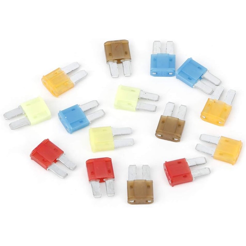 Kit de 15 fusibles de cuchillas para coche - Surtido