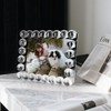 SAAEH SWWH Clear Bubble Crystal Picture Frames 5x7 with 24
