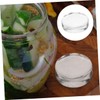 Ciieeo 3pcs Glass Fermentation Weights for Jars Thick Pickling Jar