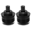 2 Pcs Preload Fork Cap Metal Front Shock Absorber Adjusters