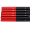 Double-headed red/blue round wire carpenter's pencils, woodworking construction pencils for