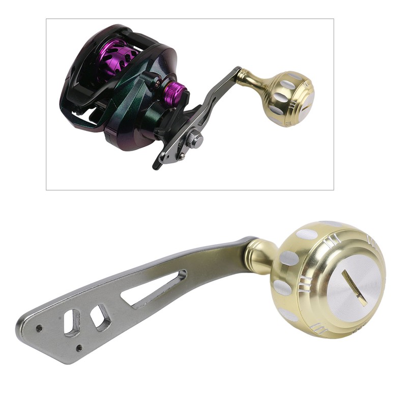 Fishing Reel Handle Metal Power Handle Knob Grip Replacement with