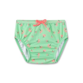 Sanetta Swim Nappy Green Floral, green ash