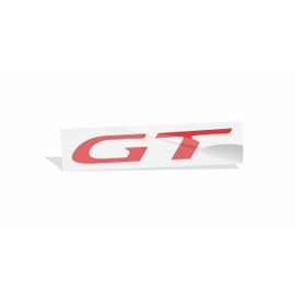 GT Lift Gate Emblem Overlay Decal Stickers - 2023-2024 Dodge Hornet GT - - (Color: Reflective Red)