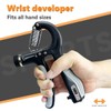 Adjustable Hand Grip Strength Trainer 11–132lb, Forearm Exerciser for Hand