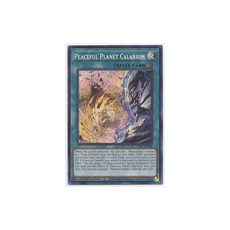 Peaceful Planet Calarium - CYAC-EN058 - Secret Rare - 1st