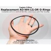 Captain O-Ring AO-WH-LG-OR, PS-WHL-ORG O-Rings for AO Smith AO-WH-PREL, PS-WHL-H