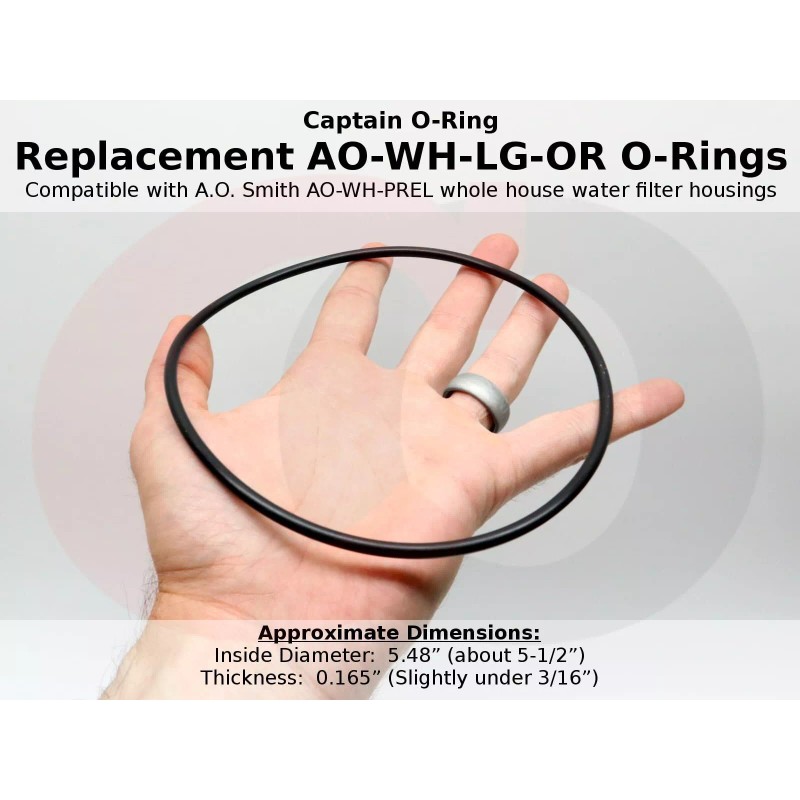 Captain O-Ring AO-WH-LG-OR, PS-WHL-ORG O-Rings for AO Smith AO-WH-PREL, PS-WHL-H