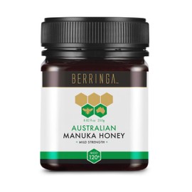 Berringa Australian Manuka Honey, MGO 120+, Mild Strength, 8.82 fl oz (250g), Raw & Unfiltered