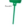 100pcs Reusable Blank Plastic Tags Ties Key Tags 1.45"*2.48" Serrated