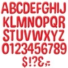 Eureka Red Alphabet and Numbers Bulletin Board and Classroom Decorations,
