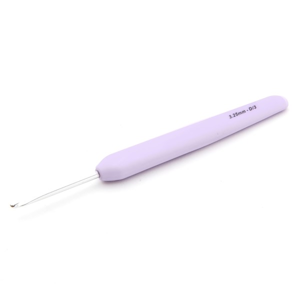 KnitPro Waves Crochet Hooks – 3.25mm Crochet Hook, Ergonomic Soft