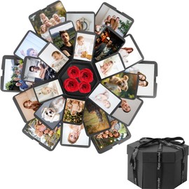 CTDMJ® Explosion Box Craft Set Surprise Box Gift Box DIY Explosion Box DIY Photo Album Explosion Gift Box for Birthday Christmas Mother's Day Anniversary Marriage Proposal Valentine's Day
