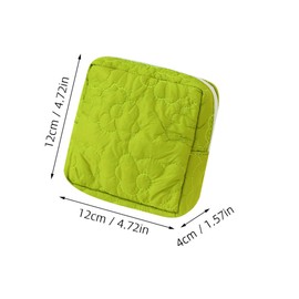 Ipetboom 4Pcs Candy Color Portable Sanitary Napkin Bag Waterproof Tampon Pouch for Women Travel Period Holder Decorative Design for Outdoor Use