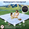 sapsisel - Manta de Picnic de 80 x 80 Pulgadas,