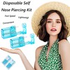 orilace 2 Pack Nose Piercing Kit, Disposable Self Piercing Kit