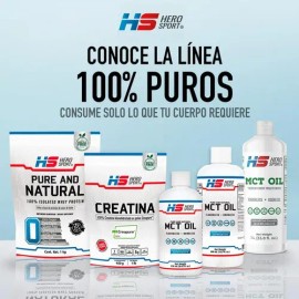 Hero Sport Mct Oil 500ml 33 Serv Ácido Caprílico 100 Puro                                                                                             
