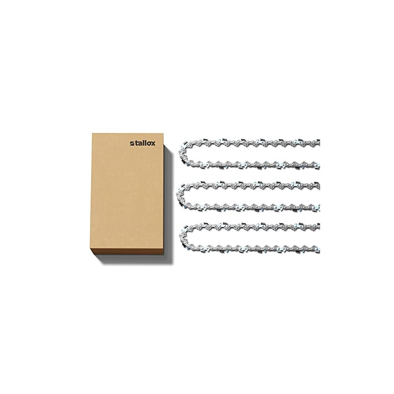 3 tallox Saw Chains 3/8" Pitch .050" 1.3 mm Gauge