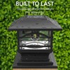 Davinci Lighting Edison Solar Outdoor Post Cap Lights - 4x4